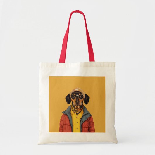 Dachshund Tote Bag (Voorkant)