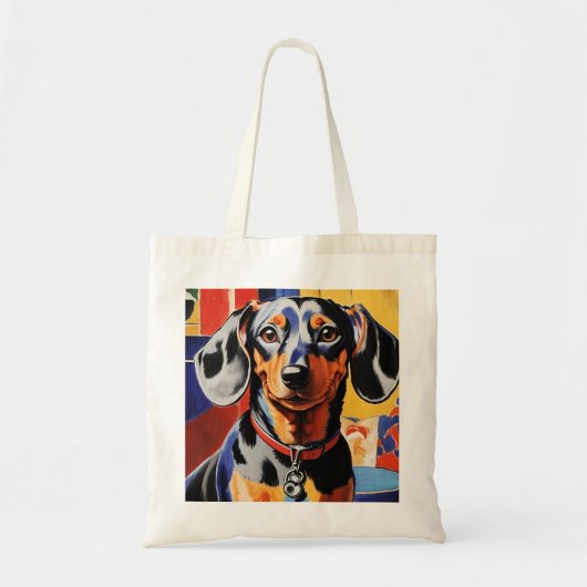 Dachshund Tote Bag (Voorkant)