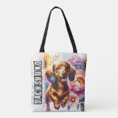Dachshund Tote Bag (Achterkant)