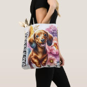 Dachshund Tote Bag (Dichtbij)