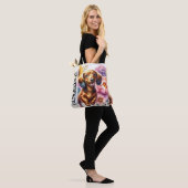 Dachshund Tote Bag (Op model)