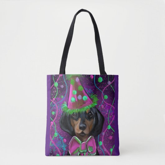 Dachshund Tote Bag (Voorkant)