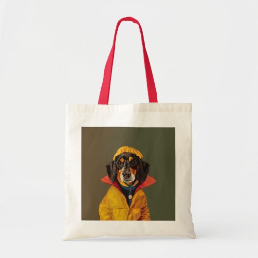 Dachshund Tote Bag (Voorkant)
