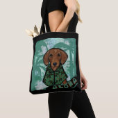Dachshund Tote Bag (Dichtbij)