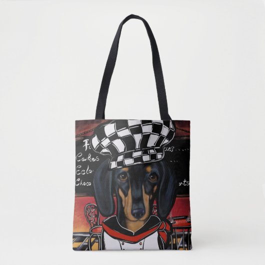 DACHSHUND TOTE BAG (Voorkant)
