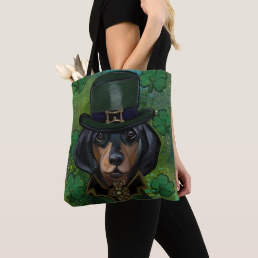 Dachshund Tote Bag (Dichtbij)