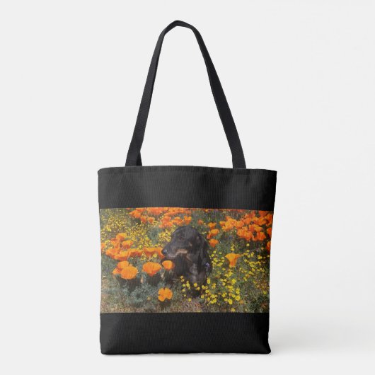 Dachshund Tote Bag (Achterkant)