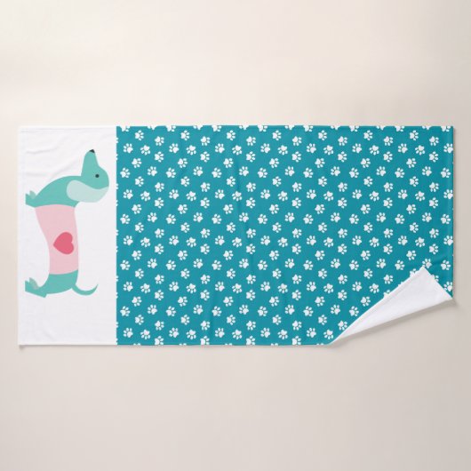 Dachshund Towel Badhanddoek (Badhanddoek)