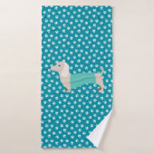 Dachshund Towel Badhanddoek (Badhanddoek)
