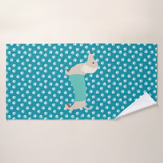 Dachshund Towel Badhanddoek (Badhanddoek)