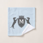  Dachshund Towel Set Bad Handdoek (Wasdoekje)