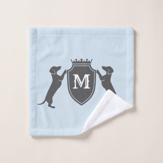 Dachshund Towel Set Bad Handdoek (Wasdoekje)