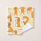 Dachshund Towel Set Wiener Dog Bathroom Decor Bad Handdoek (Wasdoekje)