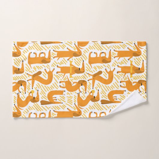 Dachshund Towel Set Wiener Dog Bathroom Decor Bad Handdoek (Handdoek)