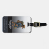 Dachshund Trail Blazer Hiker Personalized  Luggage Bagagelabel (Voorkant horizontaal)