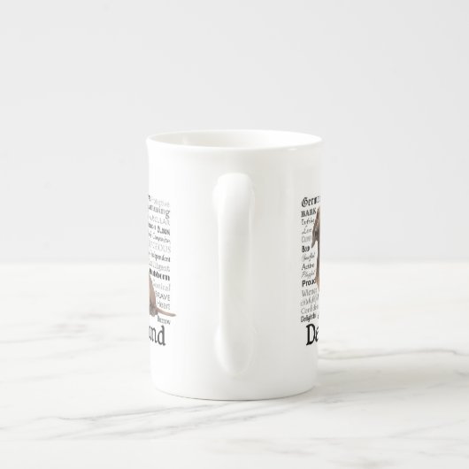 Dachshund Traits Mok (Achterkant)