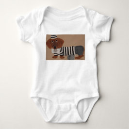 Dachshund Treat Thief inmate Romper