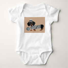 Dachshund Treat Thief Jailbird Romper