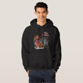 Dachshund Tree Merry-kerstdachshund-programma's vo Hoodie (Voorkant volledig)