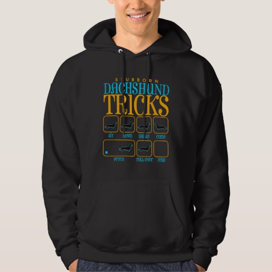 Dachshund Tricks 679 Hoodie (Voorkant)