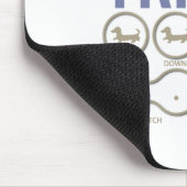 Dachshund Tricks, Funny Dog Jokes Muismat (Hoek)