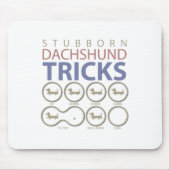 Dachshund Tricks, Funny Dog Jokes Muismat (Voorkant)