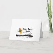 Dachshund Trio afstuderen kaart (Achterkant)