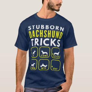 Dachshund-trucs voor leerlingen met een hoge oplei t-shirt