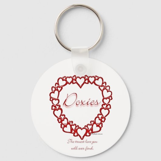 Dachshund True Love - Sleutelhanger (Voorkant)
