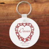 Dachshund True Love - Sleutelhanger (Voorkant)