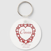 Dachshund True Love - Sleutelhanger (Achterkant)