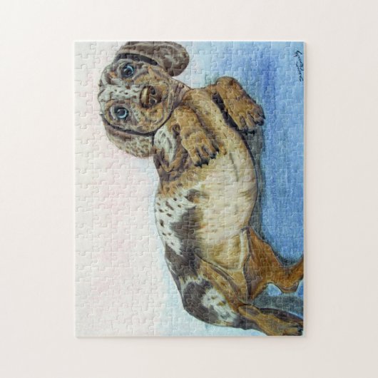 Dachshund Tummy Legpuzzel (Verticaal)