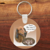 Dachshund Turkije Sleutelhanger (Achterkant)