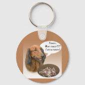 Dachshund Turkije Sleutelhanger (Achterkant)