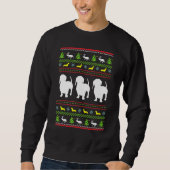 Dachshund Ugly Sweater Dog Dachsund Kerstmis (Voorkant)