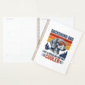 Dachshund vader als een gewone vader maar koeler s planner (Display)