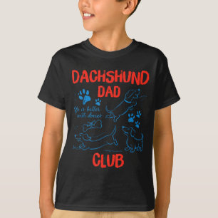 Dachshund Vader Club Leven Is Beter Met Doxies Vad T-shirt