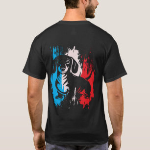 Dachshund Vader T-shirt – Perfect cadeau voor Wien