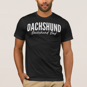 Dachshund Vader T-shirt voor Dachshund eigenaren e