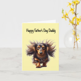Dachshund Vader Vaderdagkaart Kaart