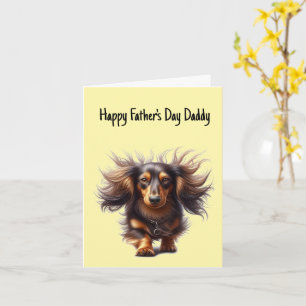 Dachshund Vader Vaderdagkaart Kaart