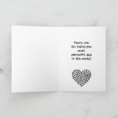 Dachshund Vaderdag Kaart (Binnen)