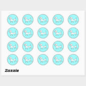 DACHSHUND VAKANTIE STICKERS (Vel)