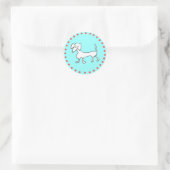 DACHSHUND VAKANTIE STICKERS (Tas)