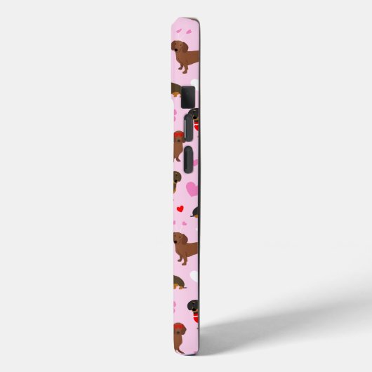 Dachshund-Valentijn Case-Mate iPhone Case (Achterkant / Links)
