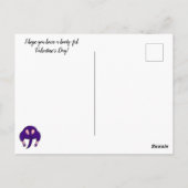 Dachshund-Valentijnsdag Briefkaart (Achterkant)