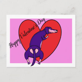 Dachshund-Valentijnsdag Briefkaart