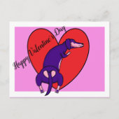 Dachshund-Valentijnsdag Briefkaart (Voorkant)