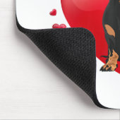 Dachshund Valentijnsdag Gif Distress Mam Dog L Muismat (Hoek)