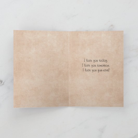 Dachshund Valentijnsdag Kaart (Binnen)